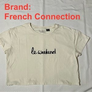Cropped, Small, French Connection “le weekend” worn once, #myfc , like-new!